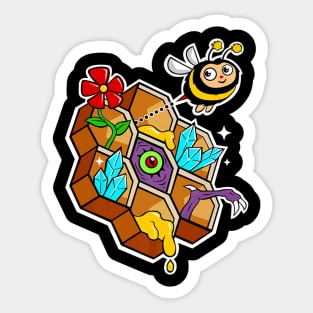 Beehive Honey Bee Sticker